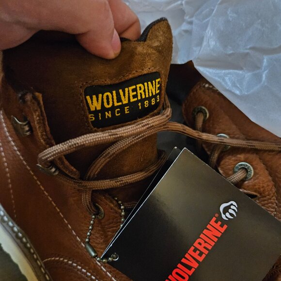 Wolverine Mens Men's Loader Work Wedge Brown Boot- Men US7 size - Picture 2 of 6